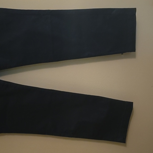 New Gap Men's Size 29x30 Navy Essential Khaki Slim Pants Cotton Spandex Blend - Picture 3 of 8